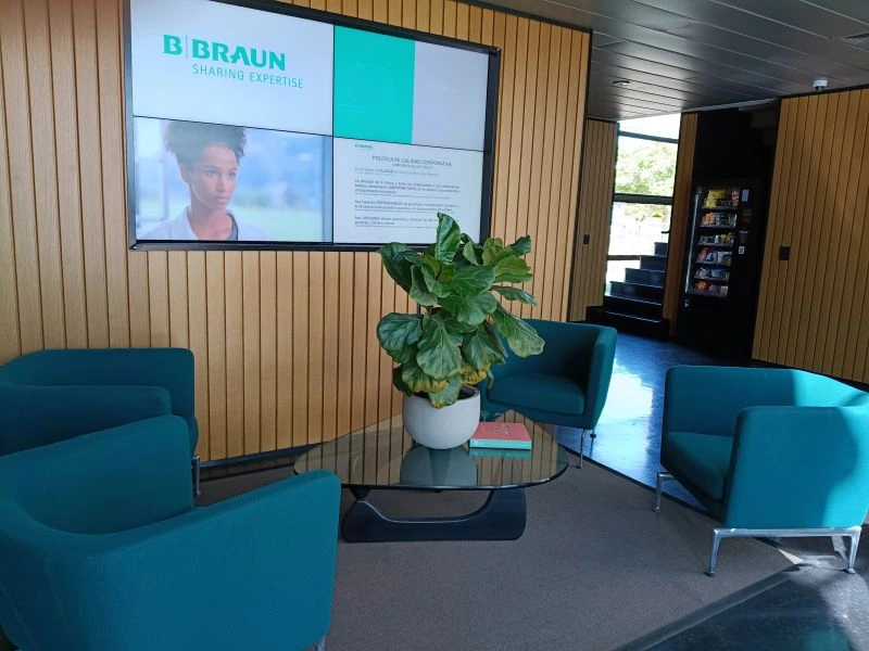 Recepción de las instalaciones de B. Braun